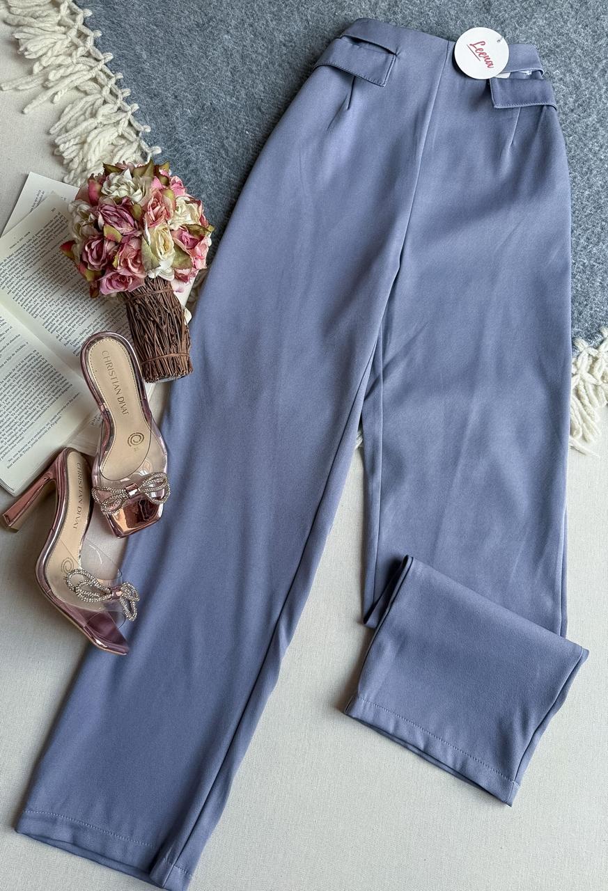 Pantalon Gris Importación Premium Largo Sin Manga